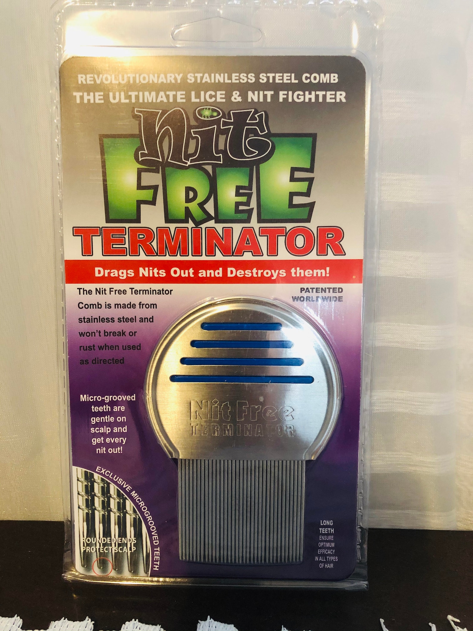 Nit Free Terminator Lice Comb Etsy Nit Free Terminator Lice Comb Etsy