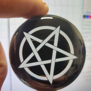 Harley lens cover pentagram