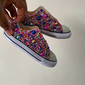 Kids store sequin converse