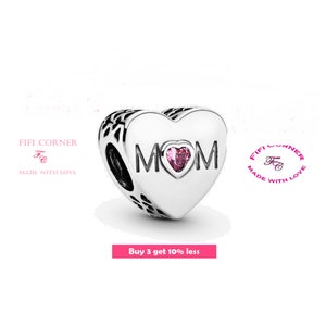 925 Sterling Silver Charm mum mam mother gift , perfect for Mothers Day, Mothers Birthday