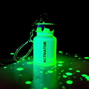 The Substance Activator Keychain | Activator Serum | Remember You Are One | Control Yourself | Monstro Elisasue | Horror Keychain