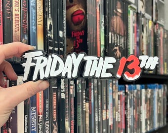 Friday The 13th Sign | Jason Voorhees Logo |Horror Movie Logo | Horror Bust Movie Sign | 3D Printed Horror Movie Sign