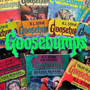 3D Printed Goosebumps Logo Sign | 90s Retro Horror Decor