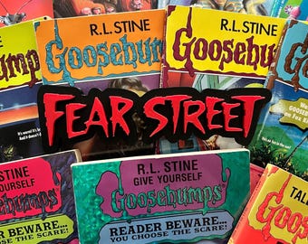 Fear Street 3D Printed Sign | Fear Street Bookshelf Decor | 90’s Kid Book Decor | Horror Book Collection Sign