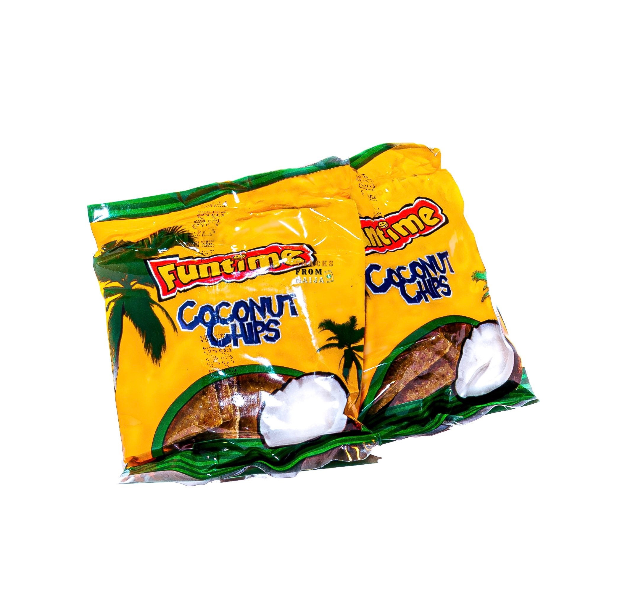 Funtime Coconut Chips Nigeria Snacks Etsy