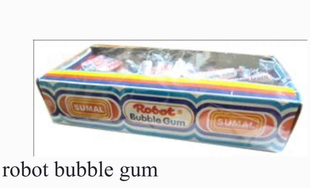 Robot Banana and Bubble Gum Pack Etsy