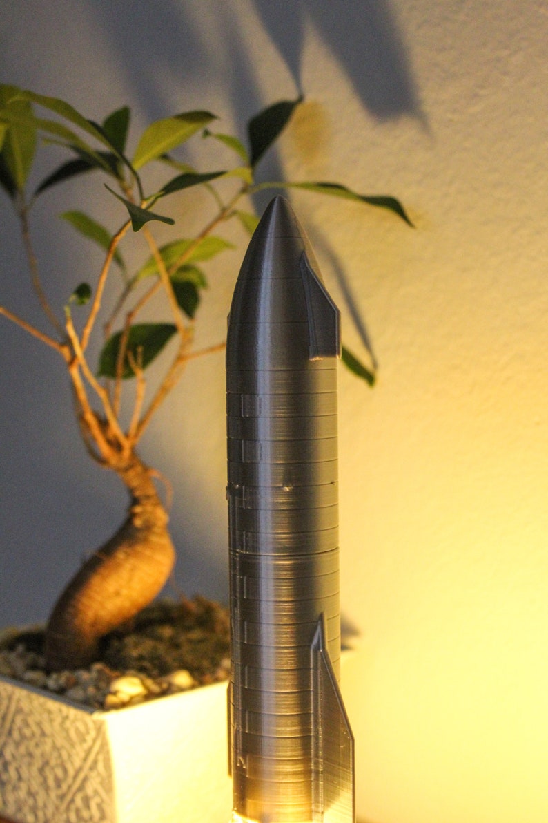 Spacex Starship Launch Lamp Prototype SN10 SN11 Etsy