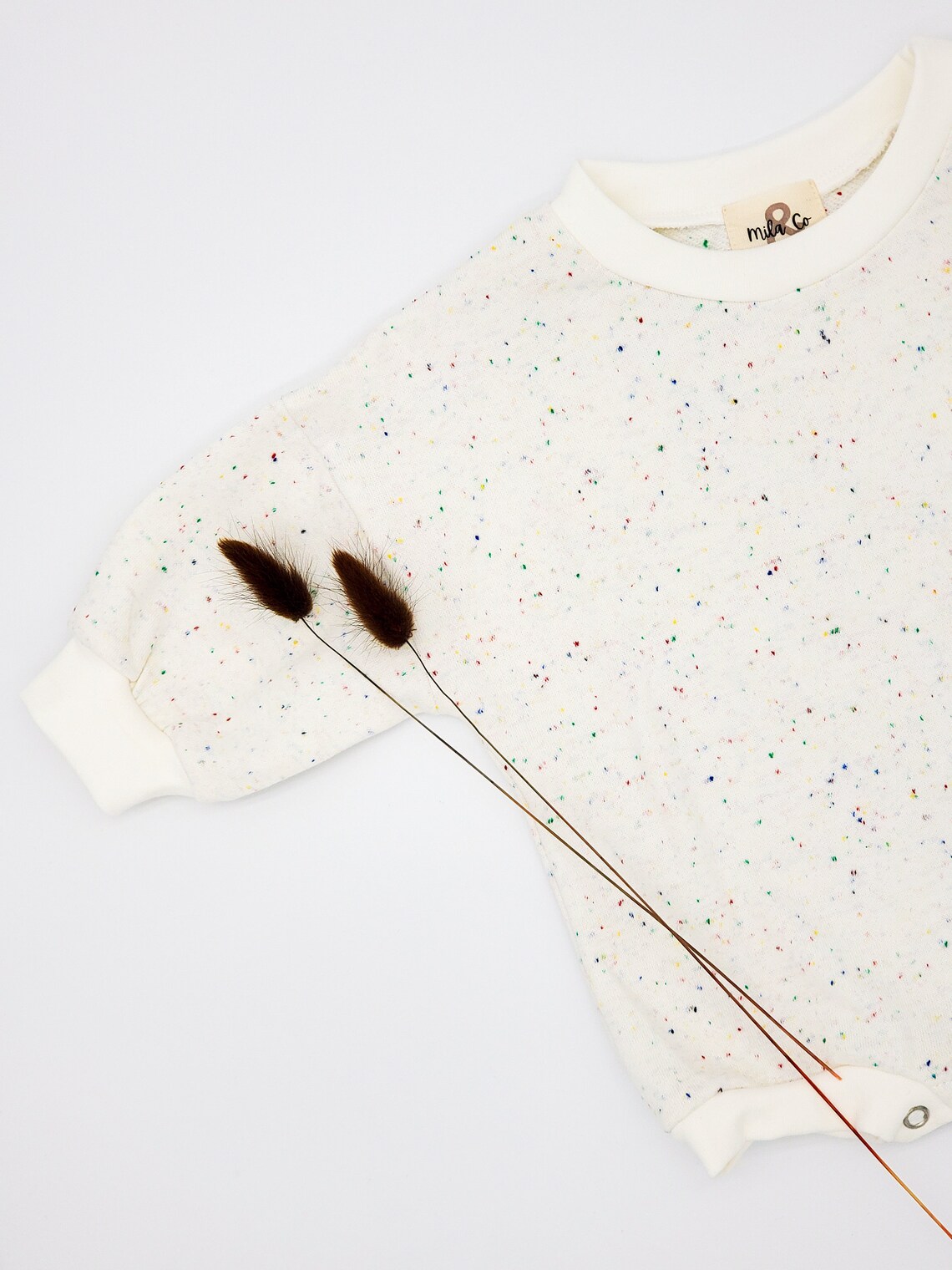 Bubble Romper Long Sleeve Confetti Collection Baby & Etsy