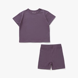 T-Shirt & Short Set | Elderberry - Mila & Co.