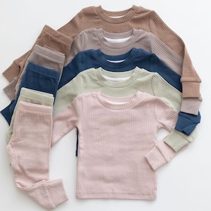 Ribbed lounge set kids hotsell
