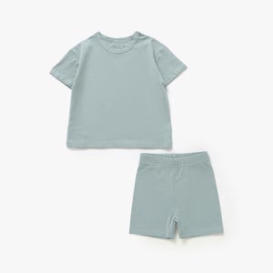 T-Shirt & Short Set | Mist - Mila & Co.