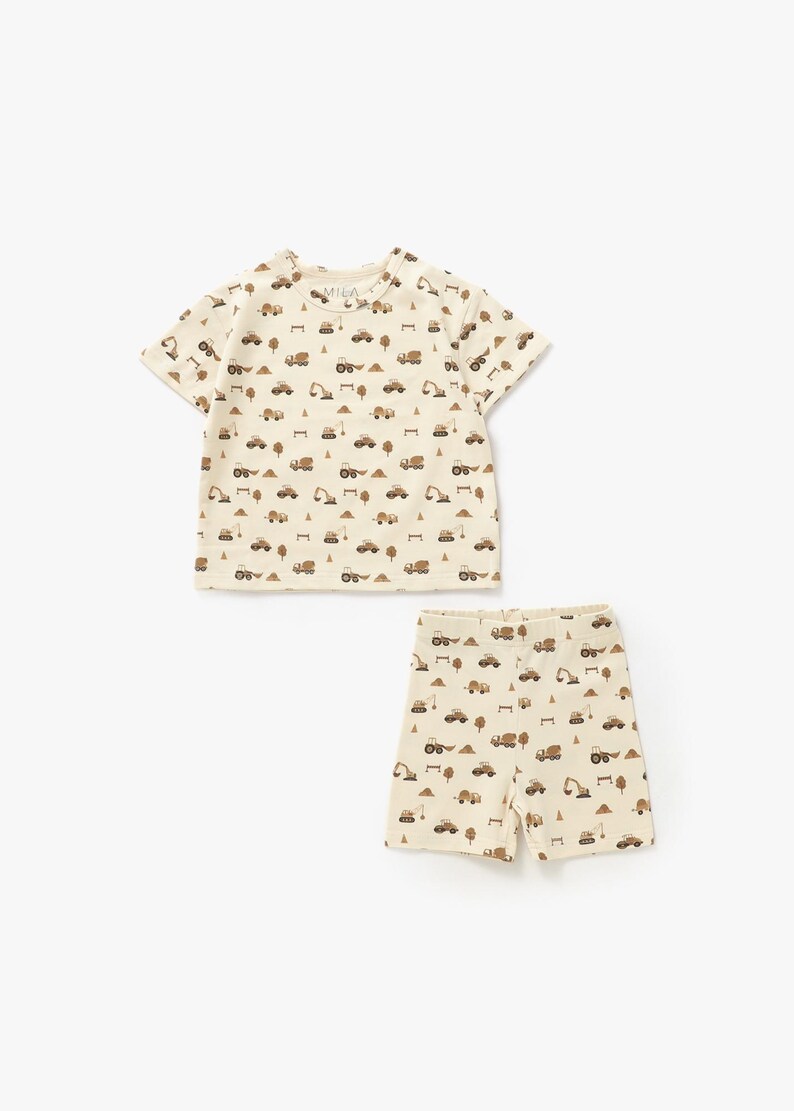 T-Shirt & Short Set | Construction - Mila & Co.
