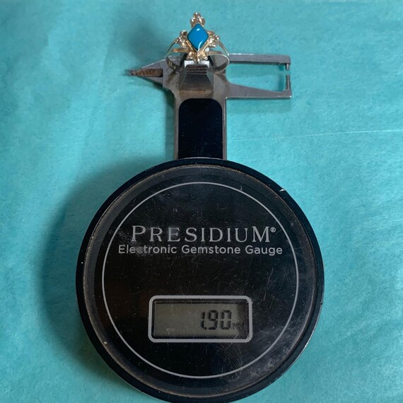 Solid Sterling Silver 925 Composite Turquoise Scr… - image 9