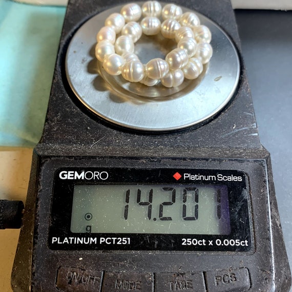 Cultured Freshwater Pearl Bracelet Elastic No Cla… - image 9