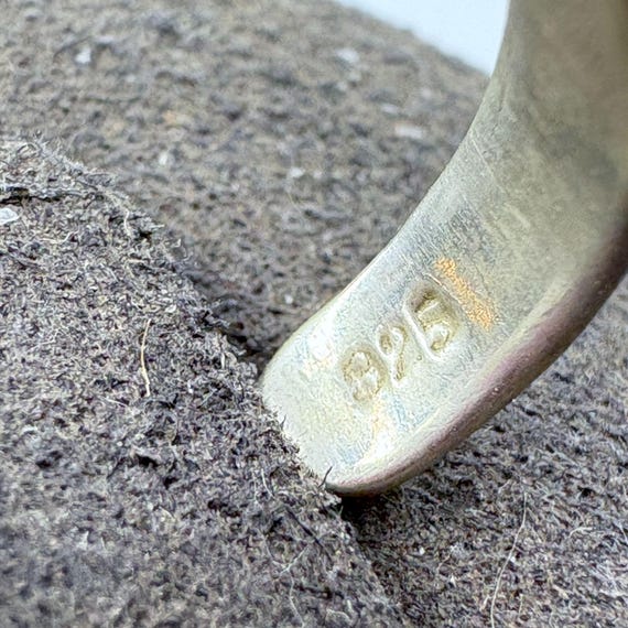 Sterling Silver 925 Toe Ring Open Back Scroll Des… - image 5