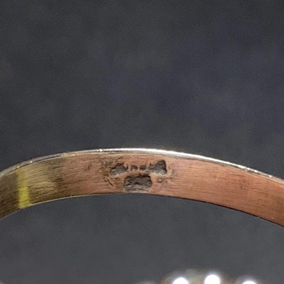 Malachite Beaded Scroll Design Statement Ring Ste… - image 7