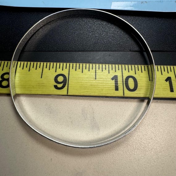 VTG Solid Sterling Silver 925 Minimalist Classic … - image 5