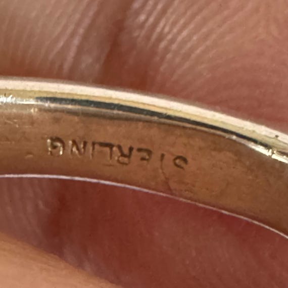 VTG Solid Sterling Silver 925 Scripture Design 4m… - image 5