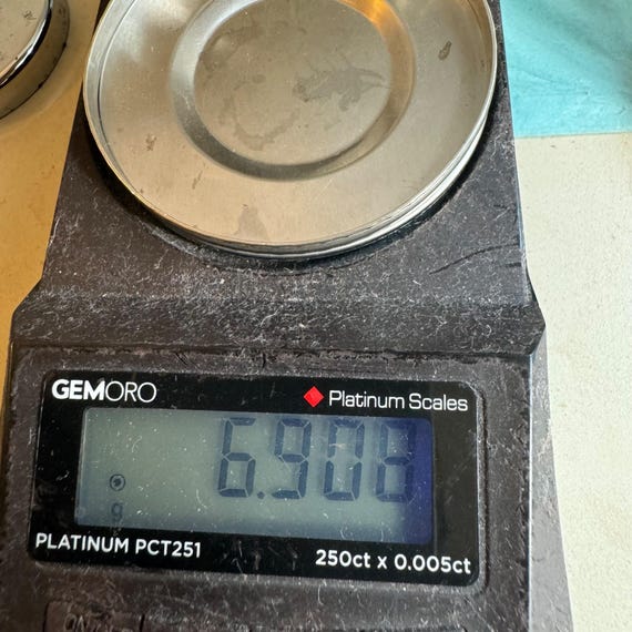 VTG Solid Sterling Silver 925 Minimalist Classic … - image 6