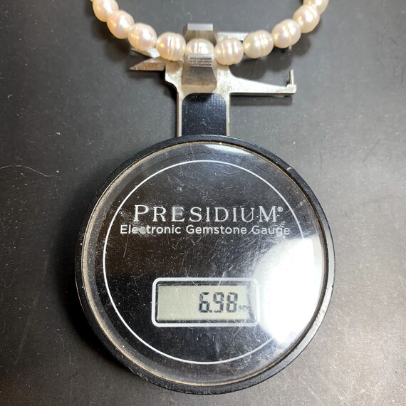 Cultured Freshwater Pearl Bracelet Elastic No Cla… - image 8
