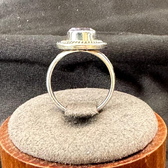 VTG Amethyst Ring Statement Boho Southwestern Rop… - image 5