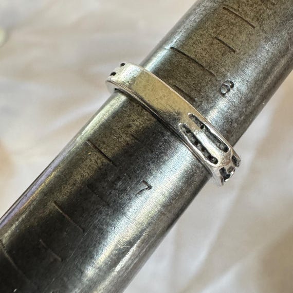 VTG Solid Sterling Silver 925 Scripture Design 4m… - image 8