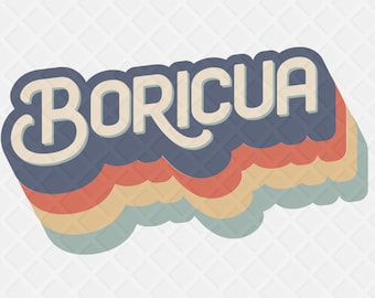 Puerto Rico svg, Boricua svg, Retro Boricua svg, Puerto Rican Svg, Spanish svg, Spanish Svg cut file, SIlhouette svg File, Cricut Svg File