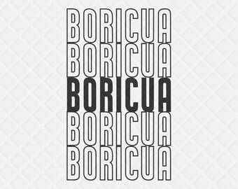 Boricua svg - Retro Boricua svg - Puerto Rican Svg - Spanish svg - Spanish Svg cut file - SIlhouette svg File - Cricut Svg File - Retro svg