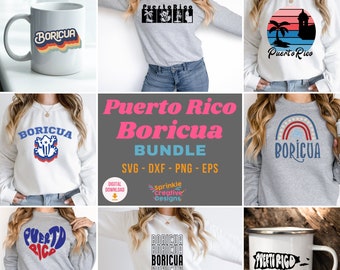 Puerto Rico svg bundle - PR cut file bundle - Boricua Cricut bundle - Puerto Rico Art bundle SVG - Coqui SVG - Boricua svg - bundle svg