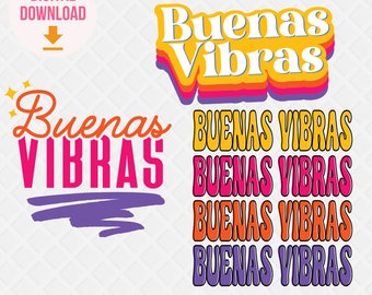 Good Vibes SVG, Buenas Vibras SVG, Good Vibes cut file, Buena Vibra SVG, Buenas Vibra, Good Vibes, Svg