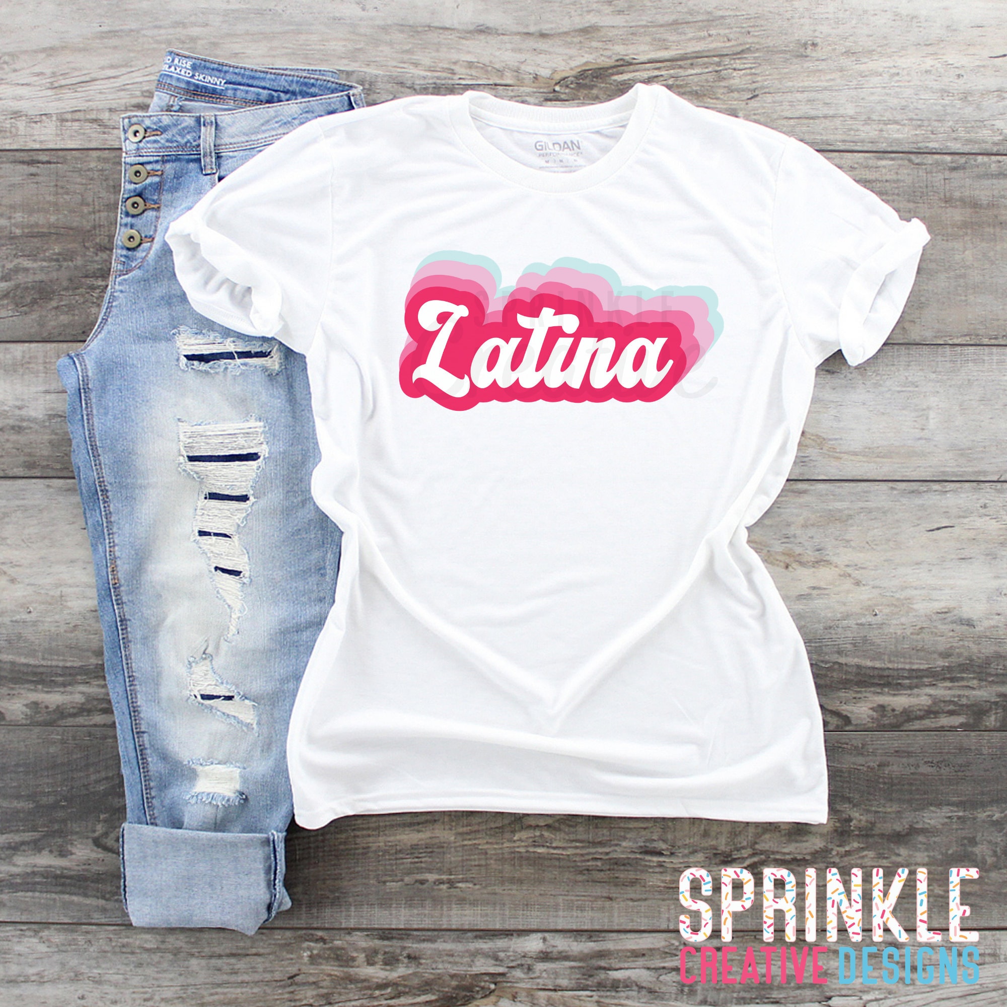 Latina Svg Retro Latina Svg Latina Cricut Cut File - Etsy