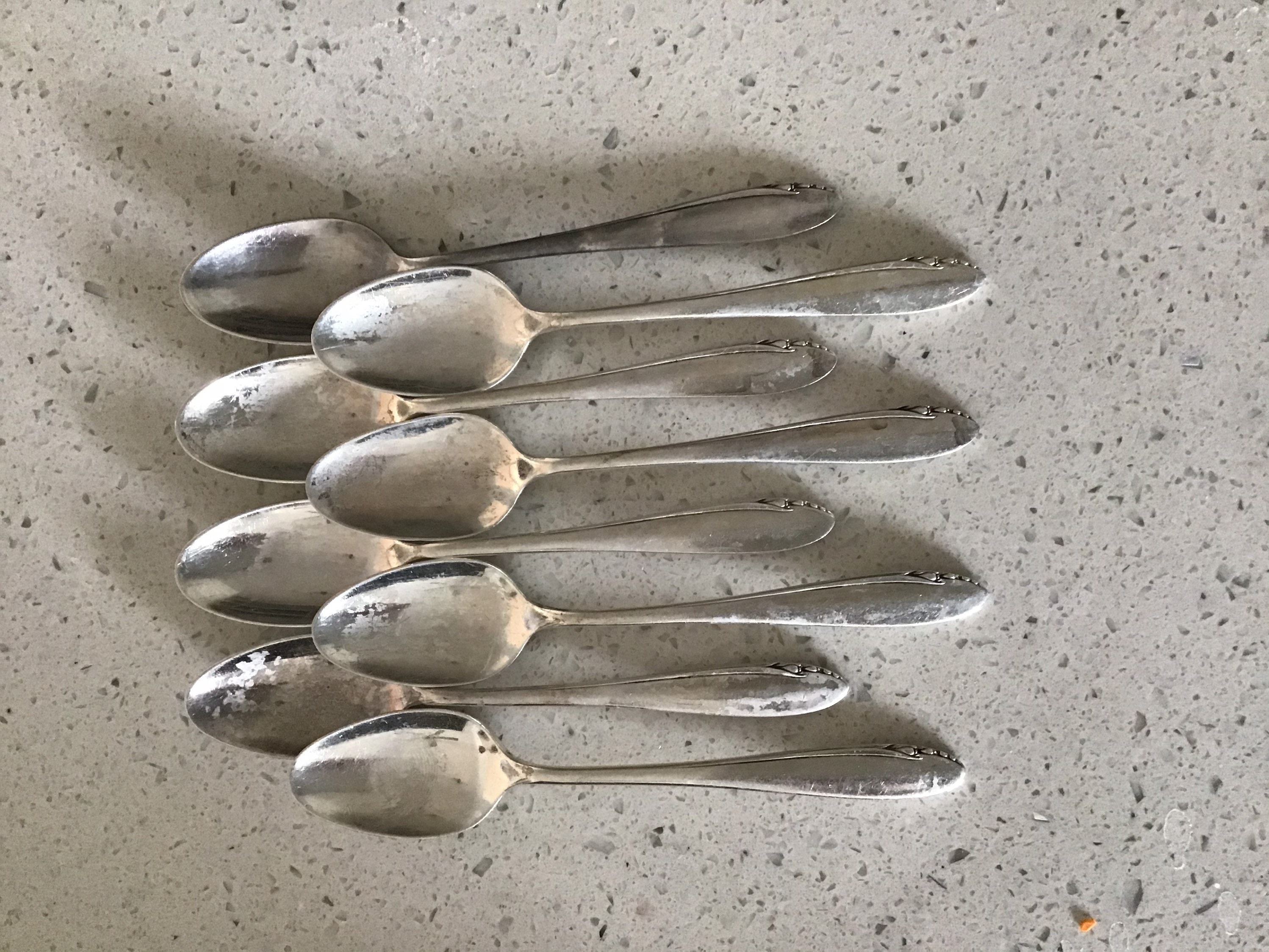 Heirloom Lasting Spring Sterling Silver 4 Teaspoon 8 Piece Etsy