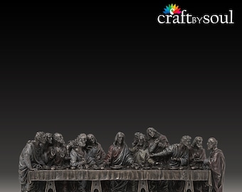 Jezusbeeld, Jezus's laatste avondmaal, 9 CM Jezusbeeld, Jezus Christus, Jezus Afgod, Kerstgeschenk, Christelijke God, Christus de Verlosser Standbeeld