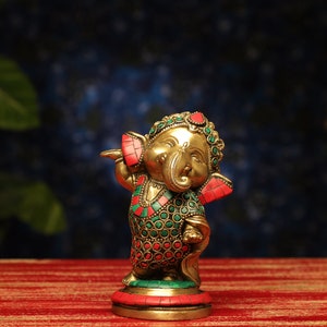 Brass Ganesh Statue , Brass Ganesha Idol,Lord Ganesha Statue, Ganesha Statue, Brass Elephant God, Good Luck God, Vinayaka Statue, home decor