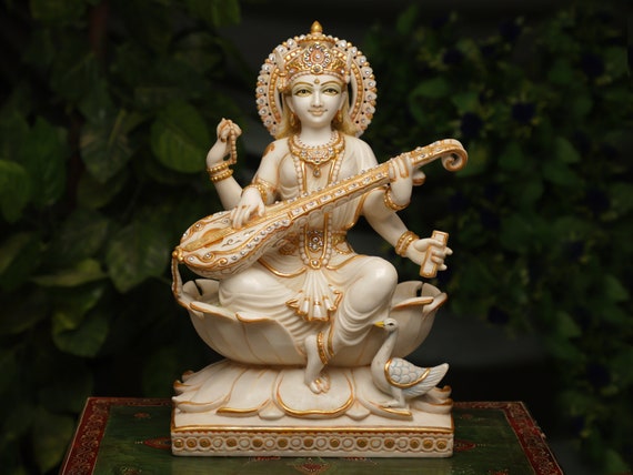 Saraswati Statue - Goddess of Art Saraswati Statue - Goddess of Art