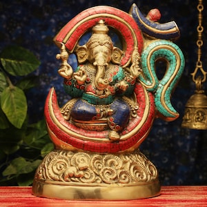 Brass Ganesh Statue , Brass Ganesha Idol,Lord Ganesha Statue, Ganesha Statue, Brass Elephant God, Good Luck God, Vinayaka Statue, home decor