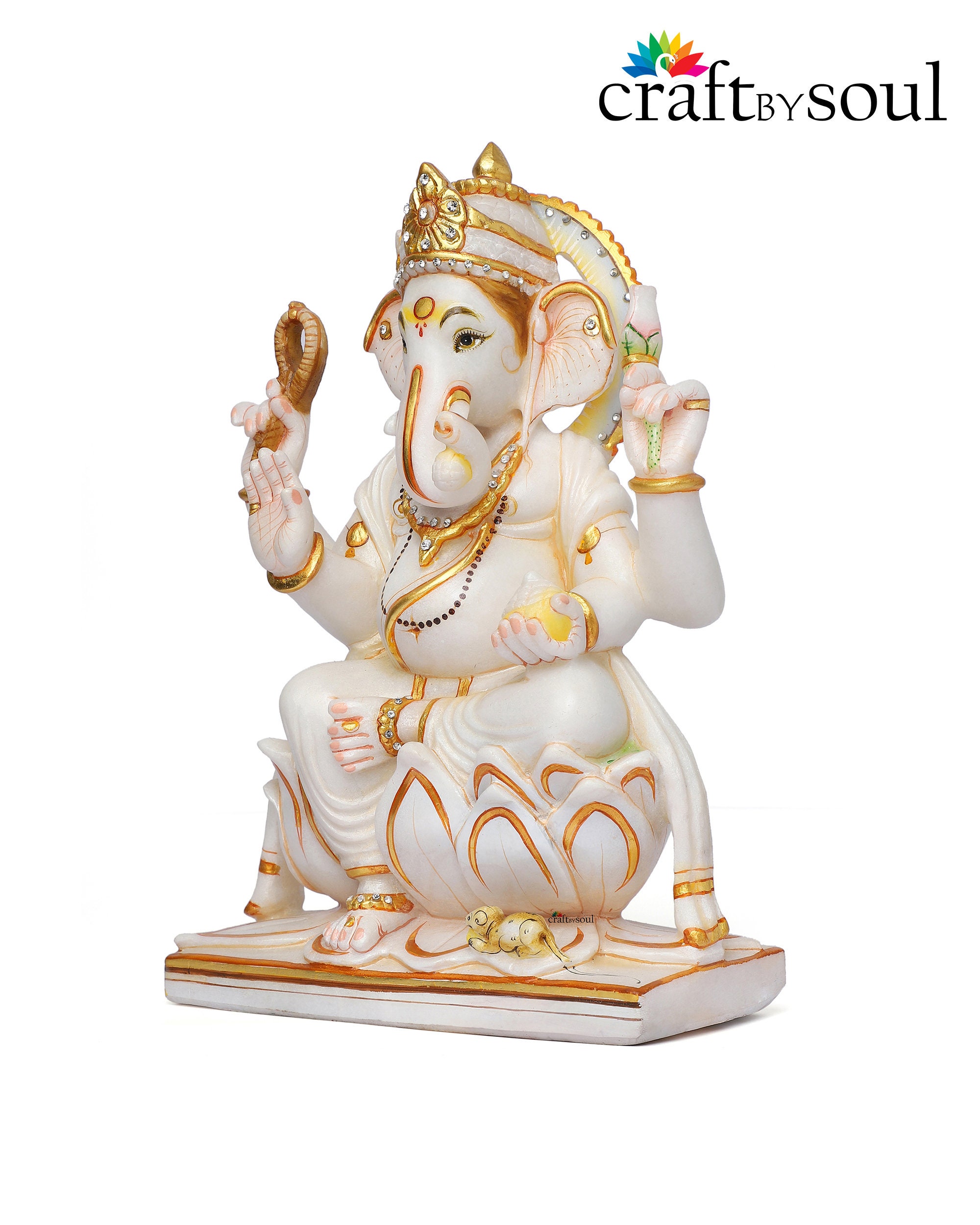 11 PURE MARBLE GANESHA Idol White marble ganesh Etsy