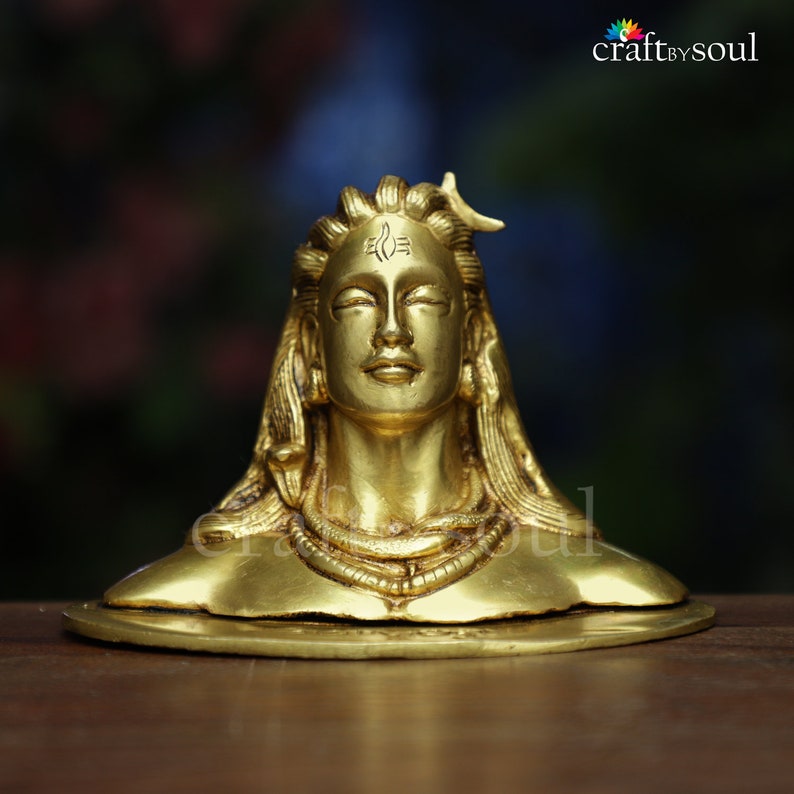 Brass Adiyogi Shiva Statuesadhguru Adiyogi Shiv Etsy