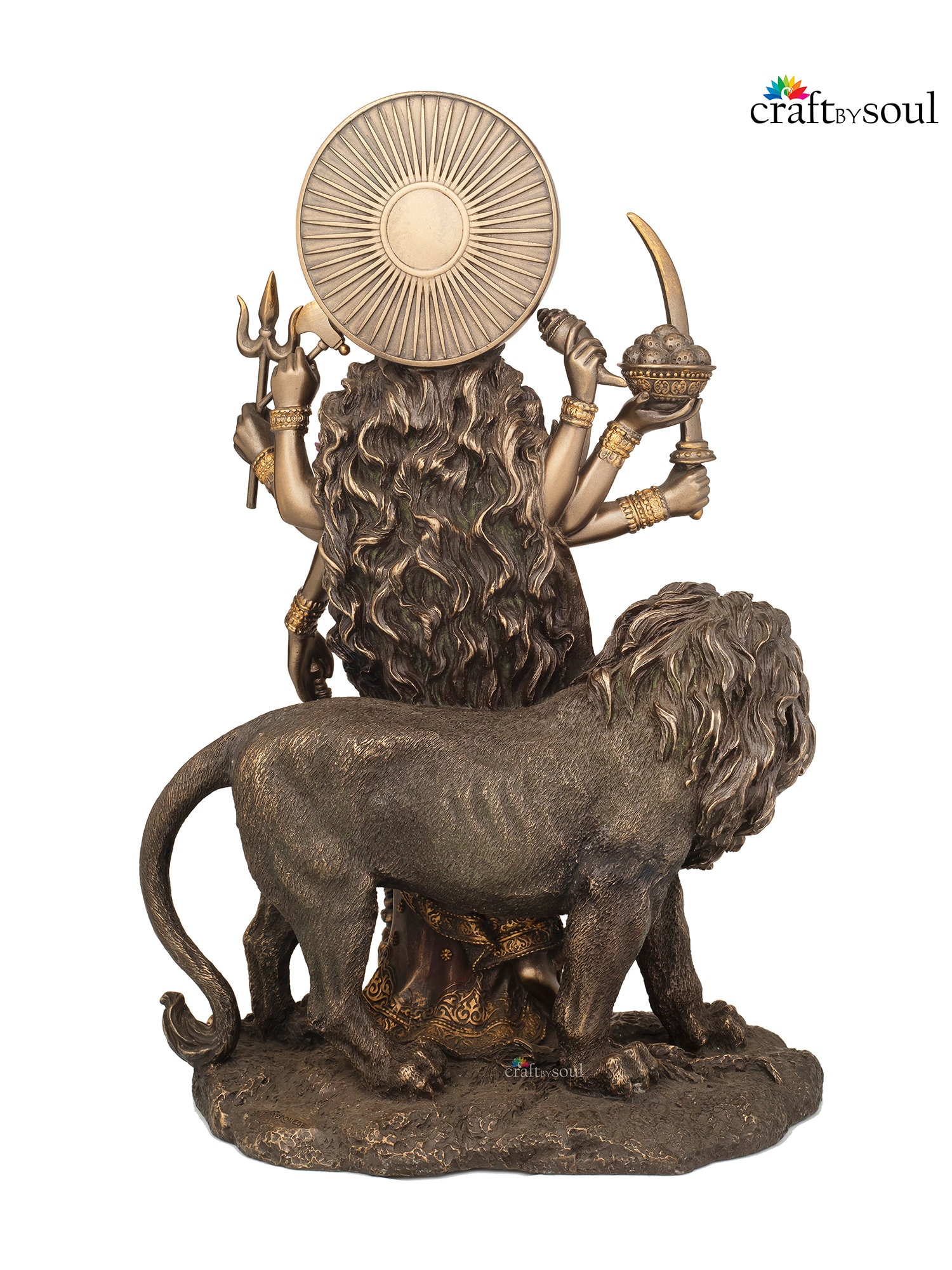 Maa Durga Statue28cm Cultured Bronze Bengali Devi for House Etsy UK