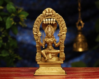 Mariamman Statue, Goddess Mariamman Idol, South Indian Durga Ji Sculpture, Goddess For Temple Mandir Altar, Goddess of Rain