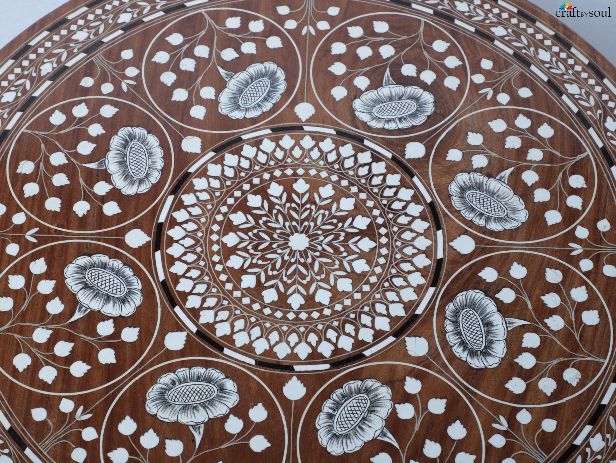 Inlay Coffee Table| Bone Inlay Table| Mother of Pearl Coffee Table ...