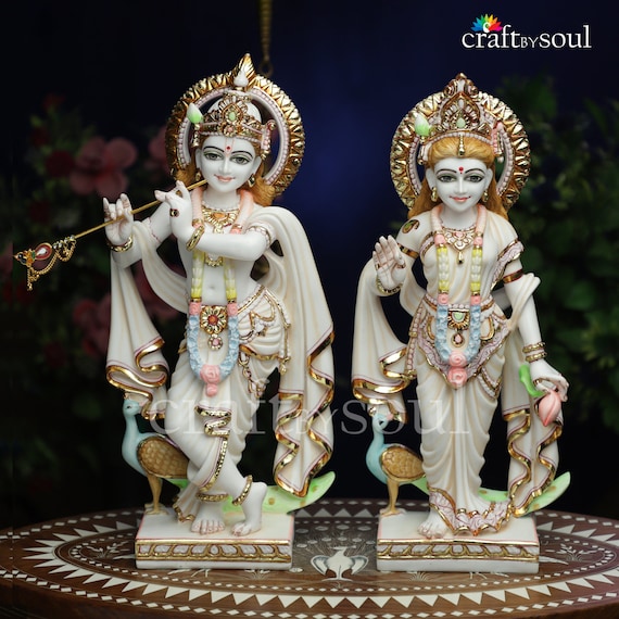 Radha Krishna Hare Krishna With Radha Statue Marble Radha 