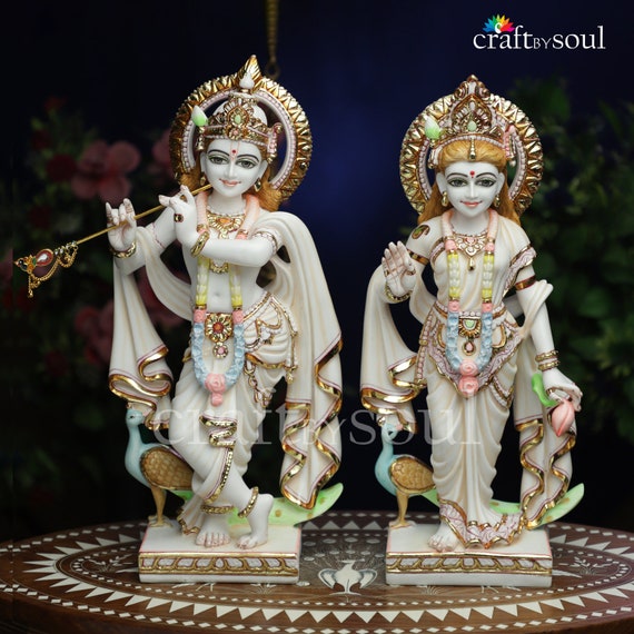 Radha Krishna Hare Krishna With Radha Statue Marble Radha 