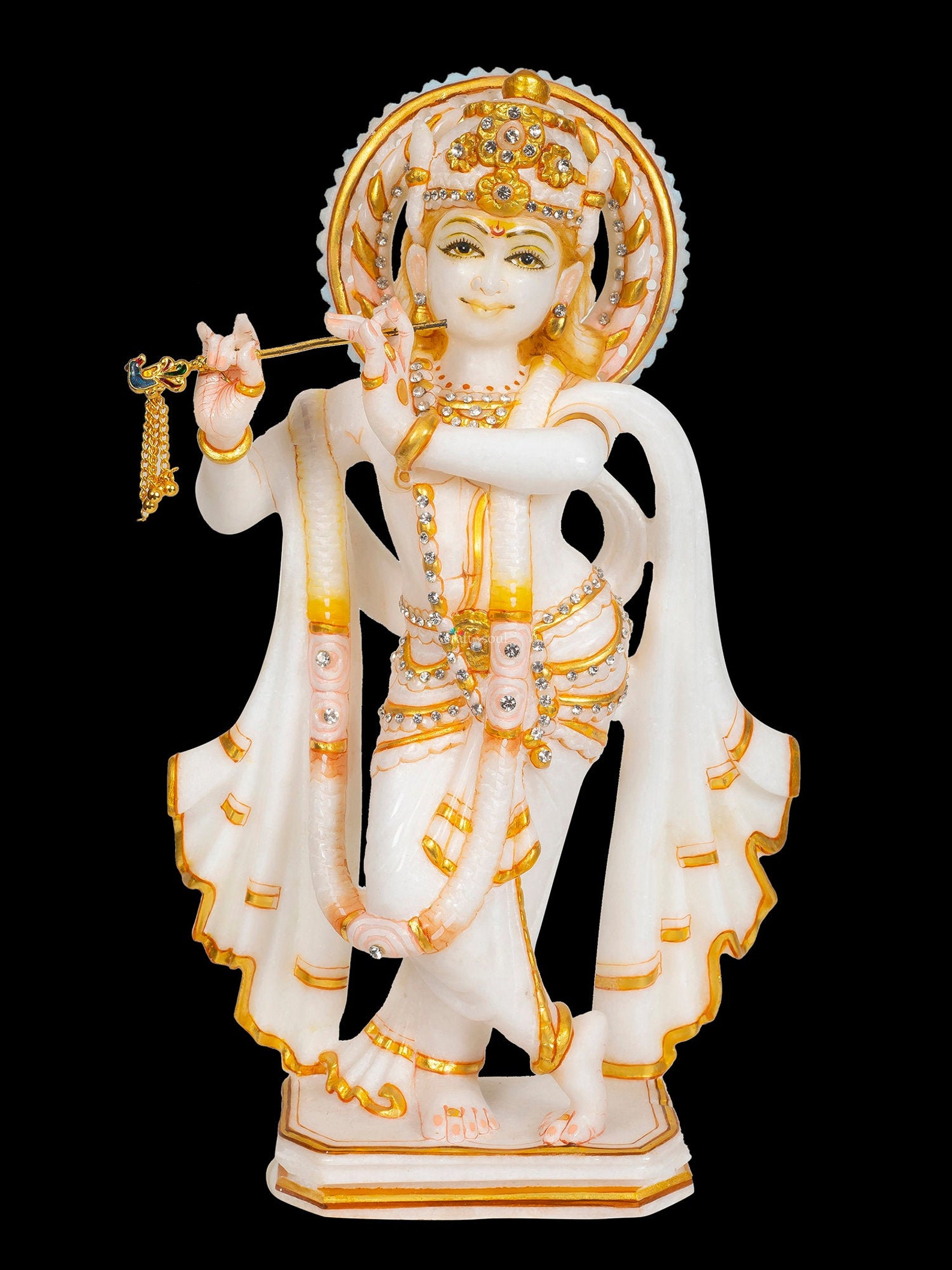 Lord Krishna Idol In Brass Lord Krishna Krishna Statu - vrogue.co