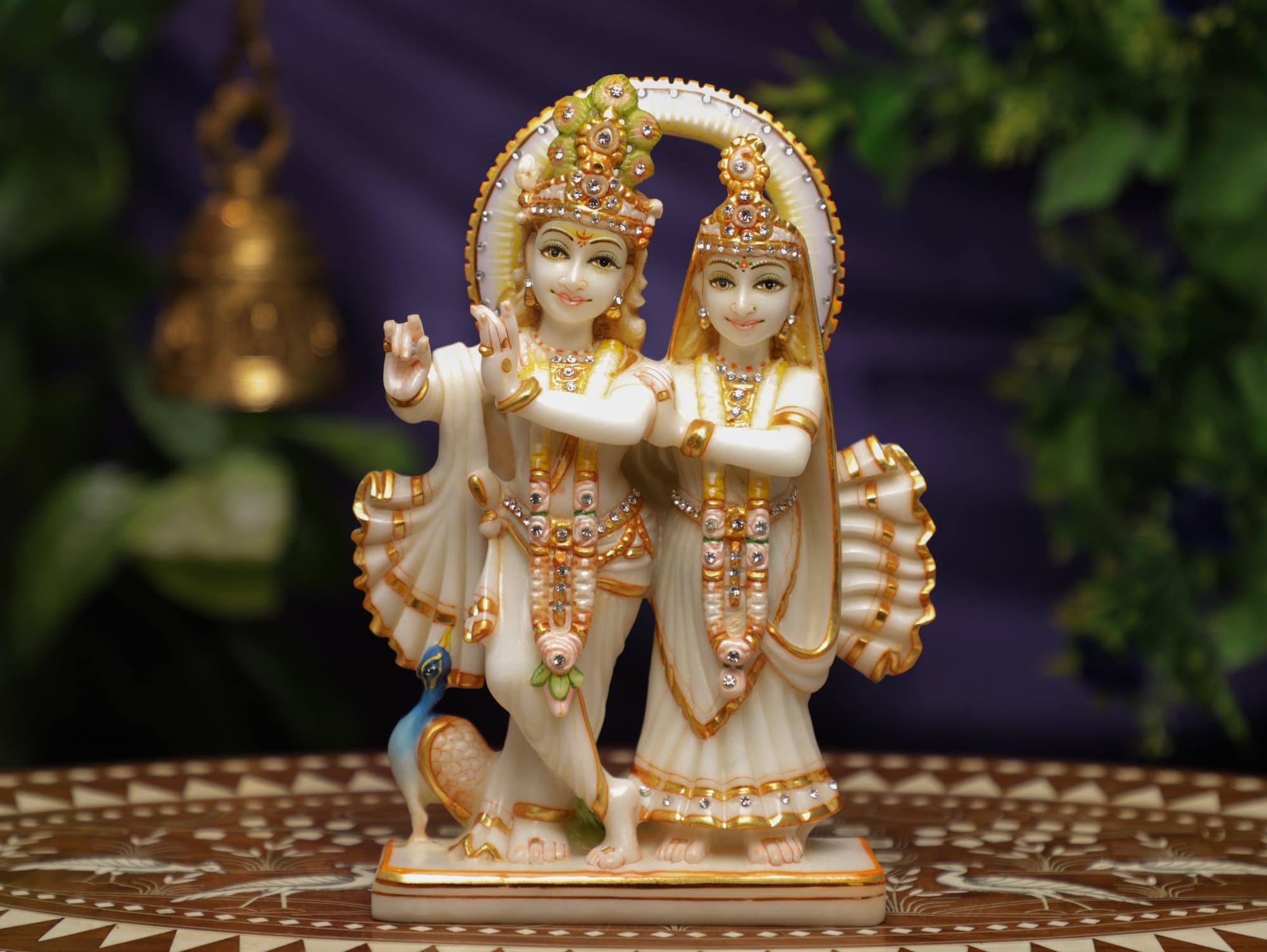 Radha Krishna Hare Krishna with Radha Statue Marble Radha 