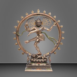 Brass Nataraja Statue, Dancing Shiva, Nataraja Statue, 35 Cm, Big Large  Brass Nataraja Idol, Nataraja Murti, Yoga Room Decor 