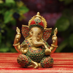 Lord Ganesh Statue , Brass Ganesha Idol,Lord Ganesha Statue, Ganesha Statue, Brass Elephant God, Good Luck God, Vinayaka Statue, home decor