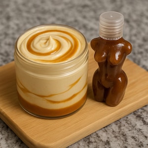Nawen Curve Boost Bundle – Handmade Booty Butter (8 oz) + High Potent Oil (2 oz) | Natural Curves Set