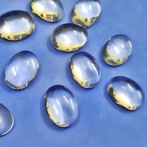 Attractive Natural Crystal Quartz Calibrated Size 3x5mm-20x30mm Oval Cabochon Loose Gemstone