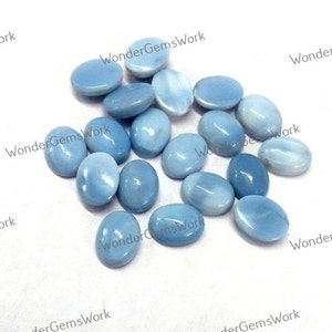 Natural Owyhee Blue Opal cabochons,27x20mm,29.45cts....#2955